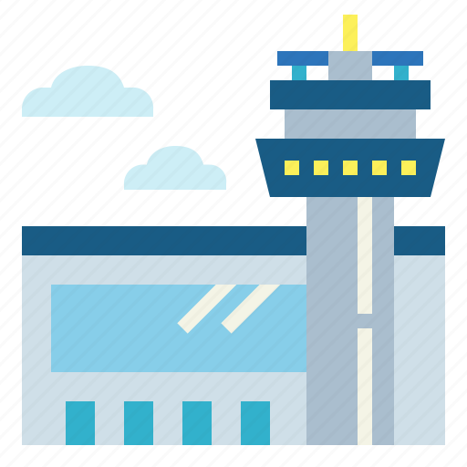 Airport, buildings, communications, control, tower icon - Download on Iconfinder
