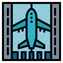 aircraft, airport, landing, runway