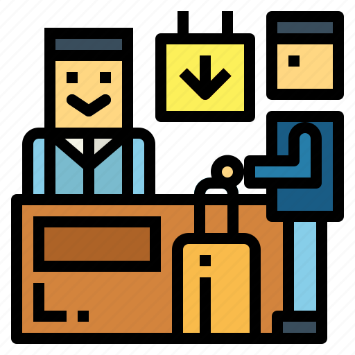 Airport, check, in, signs, travel icon - Download on Iconfinder