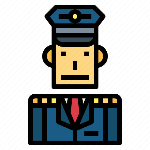 Airplane, man, occupation, pilot icon - Download on Iconfinder