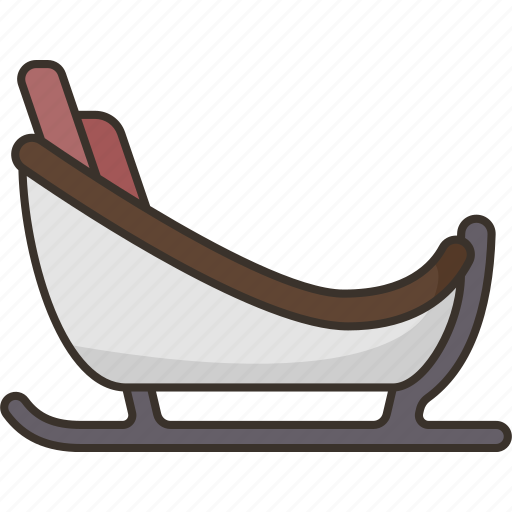 Sledge, sleigh, carriage, seat, snow icon - Download on Iconfinder