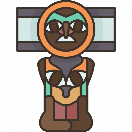 Totem, indian, native, tribe, sculpture icon - Download on Iconfinder