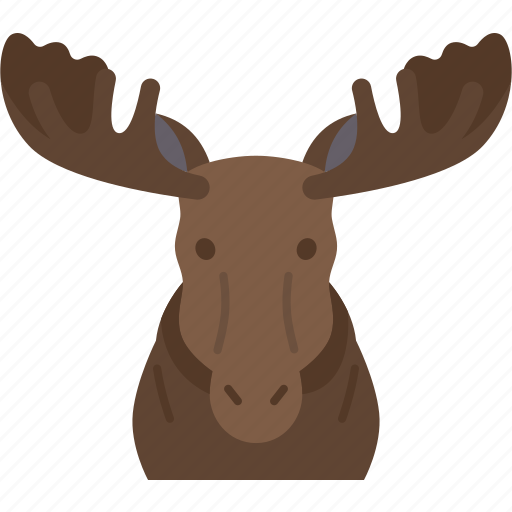 Moose, elk, animal, wildlife, forest icon - Download on Iconfinder
