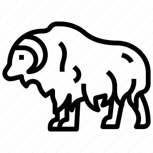 Qiviut, muskox, animals, mammal, goat icon - Download on Iconfinder