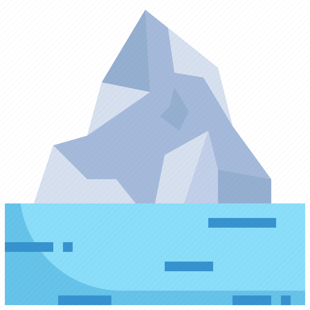 Iceberg, ice, arctic, polar, landscape icon - Download on Iconfinder