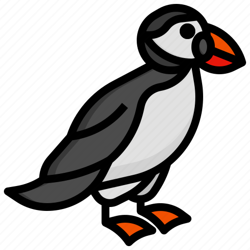 Puffin, beak, fauna, feather, animal icon - Download on Iconfinder