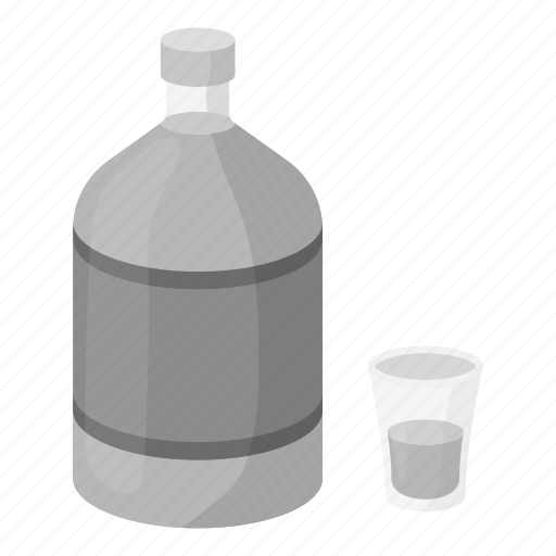 Alcohol, beverage, bottle, drink, gin, glass icon - Download on Iconfinder