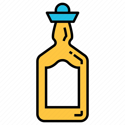 Alcohol, cocktails, margarita, mexican liquor, tequila bottle icon - Download on Iconfinder