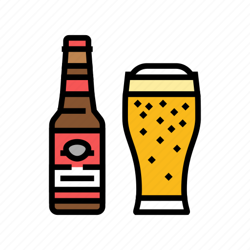 Beer, drink, bottle, alcohol, glass, bar icon - Download on Iconfinder