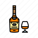 brandy, drink, bottle, alcohol, glass, bar