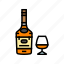brandy, drink, bottle, alcohol, glass, bar 