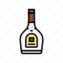 brandy, glass, bottle, alcohol, drink, bar