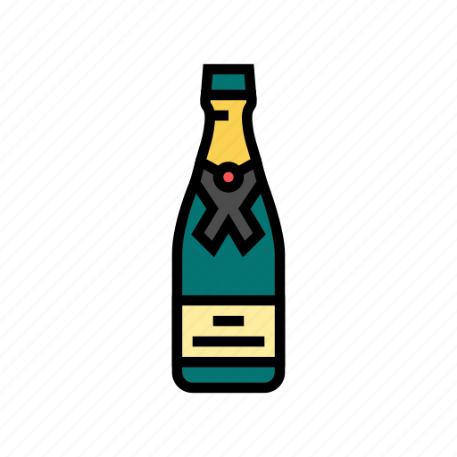 Champagne, glass, bottle, alcohol, drink, bar icon - Download on Iconfinder