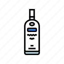 vodka, glass, bottle, alcohol, drink, bar