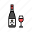 wine, drink, bottle, alcohol, glass, bar 