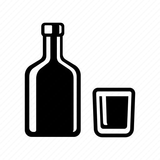 Whisky, glass, alcohol, drink, bottle, liquor, brandy icon - Download on Iconfinder