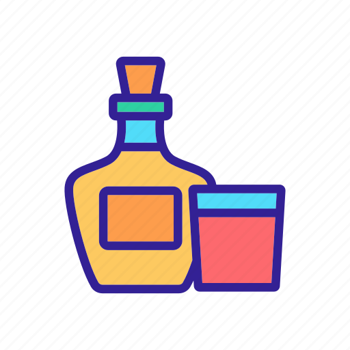 Alcohol, bottle, bottles, drink, glass, tequila, whiskey icon - Download on Iconfinder