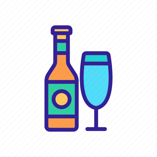 Alcohol, bottle, bottles, drink, glass, tequila, wine icon - Download on Iconfinder
