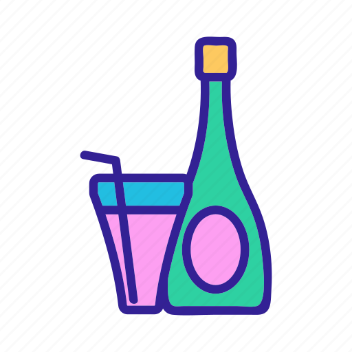 Alcohol, bottle, bottles, drink, glass, tequila, wine icon - Download on Iconfinder
