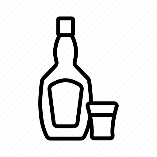 Alcohol, bottle, bottles, drink, glass, tequila, vodka icon - Download on Iconfinder