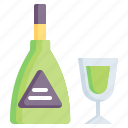 absinthe, alcohol, drink, liquor