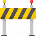 construction, hazard, banner