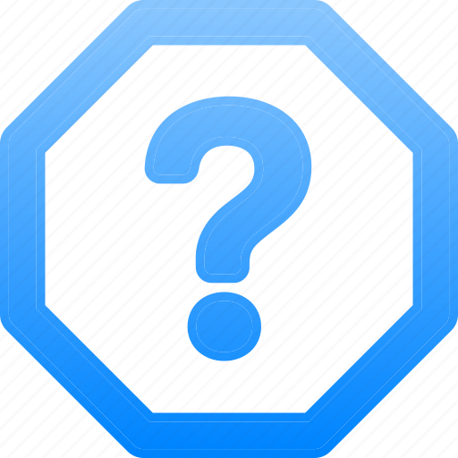 Question, octagon, questions, help, helpdesk, ask, alert icon - Download on Iconfinder