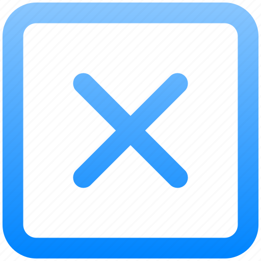X, square, cross, alert, caution, stop, delete icon - Download on Iconfinder