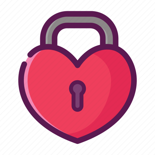 Heart, lock, love, privacy, private, valentine icon - Download on Iconfinder