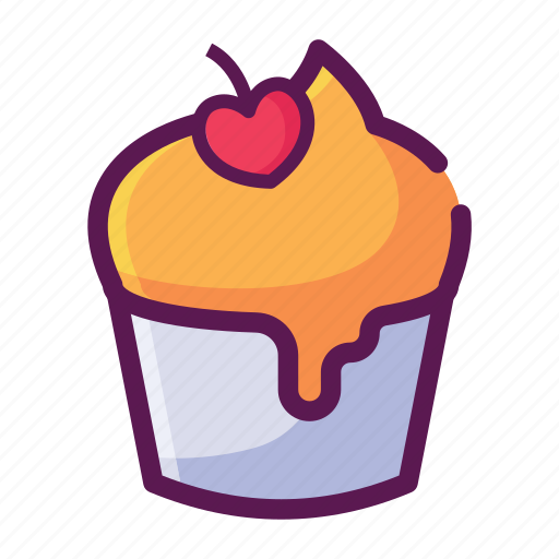 Cake, cupcake, love, valentine icon - Download on Iconfinder