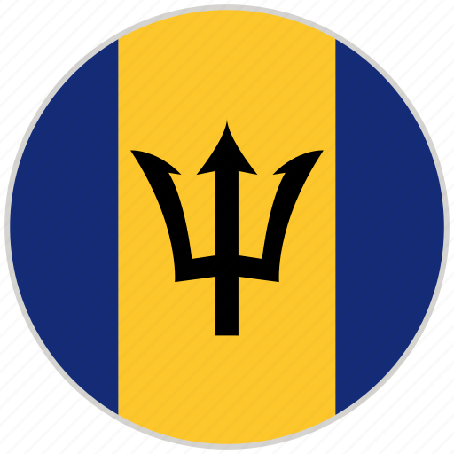 Barbados, circular, country, flag, national, national flag, rounded icon - Download on Iconfinder