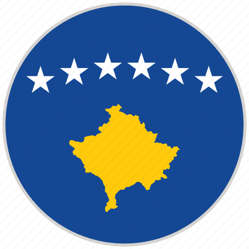 Circular, country, flag, kosovo, national, national flag, rounded icon - Download on Iconfinder