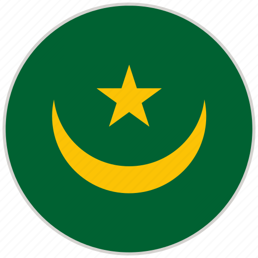 Circular, country, flag, mauritania, national, national flag, rounded icon - Download on Iconfinder