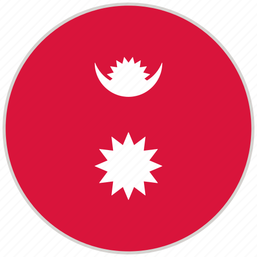 Circular, country, flag, national, national flag, nepal, rounded icon - Download on Iconfinder