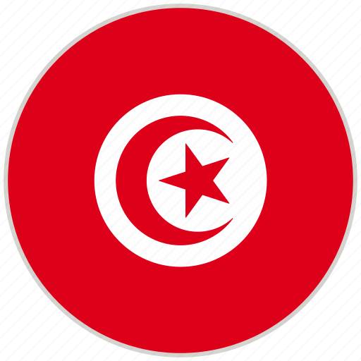 Circular, country, flag, national, national flag, rounded, tunisia icon - Download on Iconfinder