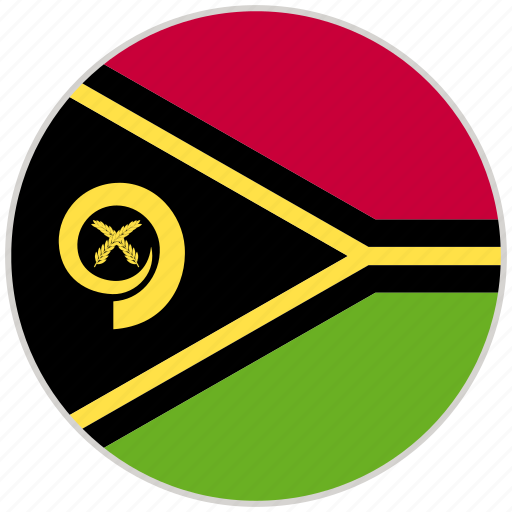 Circular, country, flag, national, national flag, rounded, vanuatu icon - Download on Iconfinder