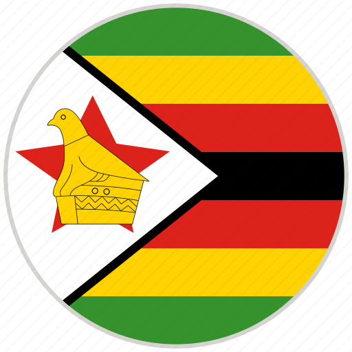 Circular, country, flag, national, national flag, rounded, zimbabwe icon - Download on Iconfinder