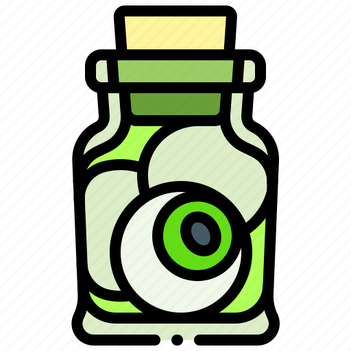 Eye, glass, halloween, jar icon - Download on Iconfinder