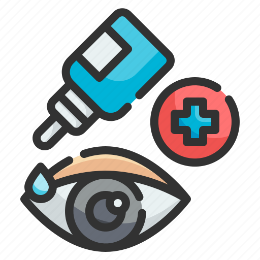 Eye, drops, organ, treatment, cleaning icon - Download on Iconfinder
