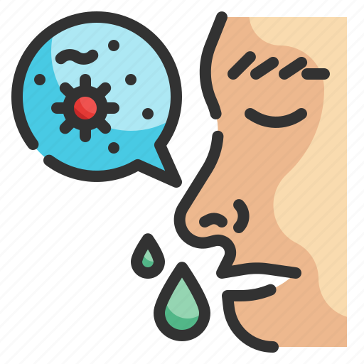 Mucus, runny, nose, cold, allergy icon - Download on Iconfinder