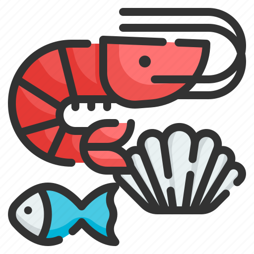 Seafood, shrimp, oyster, shell, fish icon - Download on Iconfinder