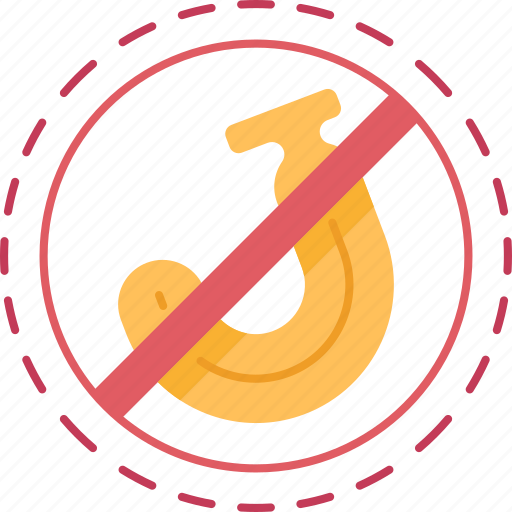 Allergy, banana, food, intolerance, prohibited icon - Download on Iconfinder