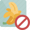 allergy, banana, diet, restriction, caution