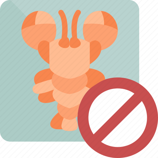 Allergy, crustaceans, shrimp, seafood, avoid icon - Download on Iconfinder