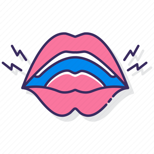 Tingling, sensation, in, mouth icon - Download on Iconfinder