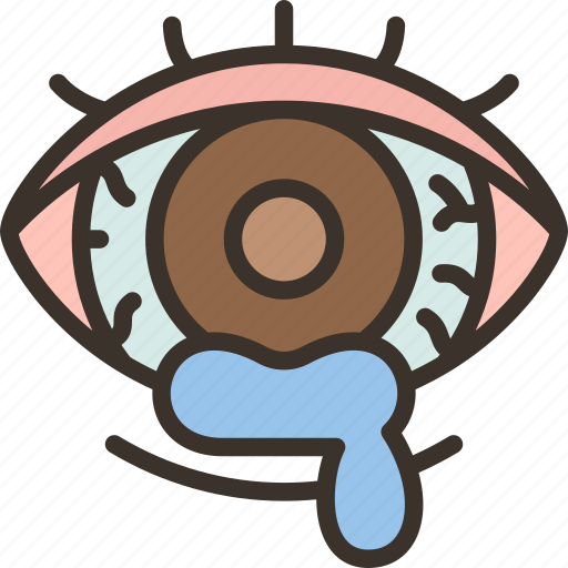 Conjunctivitis, eye, pupil, allergy, symptom icon - Download on Iconfinder