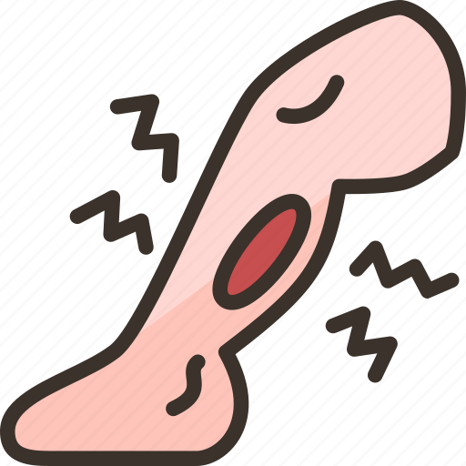 Cramps, leg, muscle, pain, fatigue icon - Download on Iconfinder