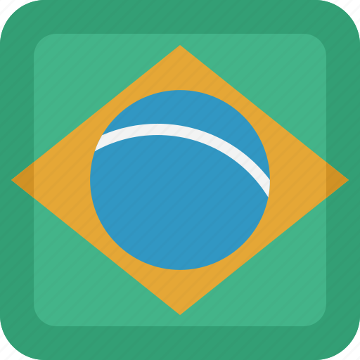 Brazil, country, flag, national icon - Download on Iconfinder