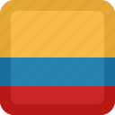 colombia, country, flag, national