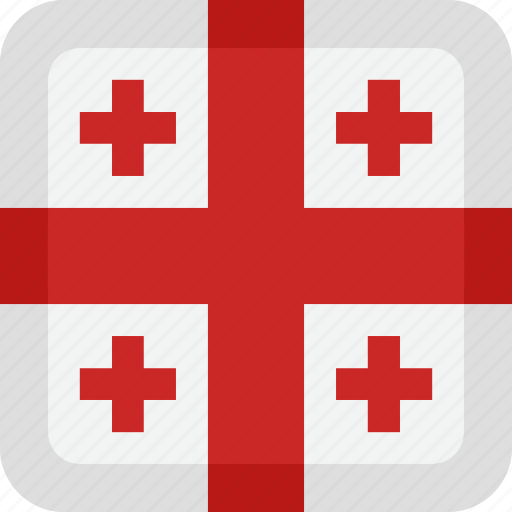 Georgia, country, flag, national icon - Download on Iconfinder